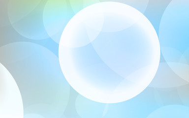 Abstract Bokeh white circle background