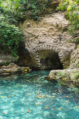 Paradise river in Cancun, Quintana Roo, Mexico       