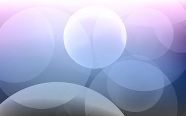 Abstract Bokeh white circle background