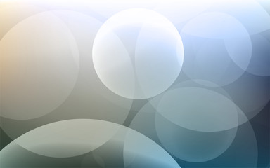 Abstract Bokeh white circle background