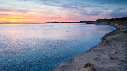 Sunset at Berk plage, France