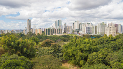 Aerial view of Clean Water (&Aacute;guas Claras) city in Brasilia, Brazil.