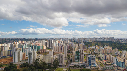 Fototapeta premium Aerial view of Clean Water (Águas Claras) city in Brasilia, Brazil.
