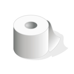 Roll of hygienic tissue toilet paper