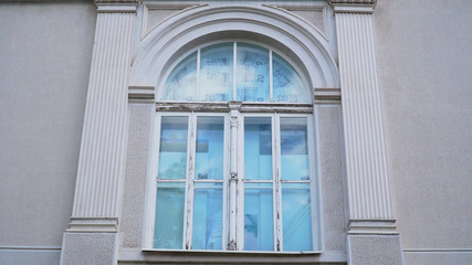 windows of an old building