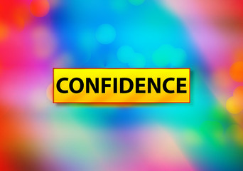 Confidence Abstract Colorful Background Bokeh Design Illustration