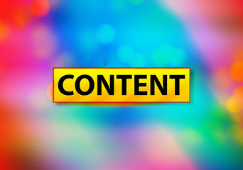 Content Abstract Colorful Background Bokeh Design Illustration
