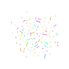 Sprinkles grainy. Cupcake donuts, dessert, party