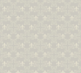 Background, seamless pattern with floral patterns in the vintage style