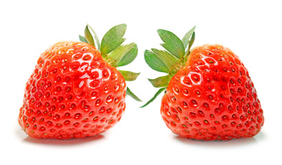 strawberry isolated over white background