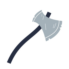 Axe flat illustration on white