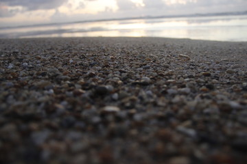 The sand and the beach