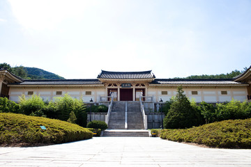 Fototapeta na wymiar Gyeongju tongiljeon Tourist Site in Gyeongju-si.