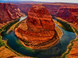 Wall murals Red 2 Horshoe Bend - Page Arizona