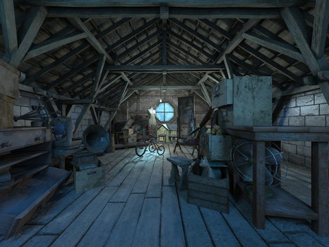 屋根裏
