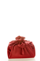 Korean traditional wrapping bag on white background
