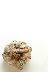 Korean traditional wrapping bag on white background