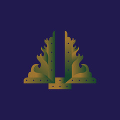 bali indonesia symbol logo and abstract logo