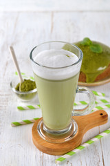 Matcha green tea latte