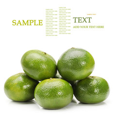 Asia orange isolated on white background