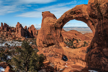 Double O Arch, Arches National Park