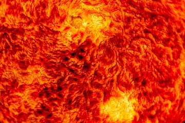 Deurstickers sun texture © voyata