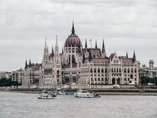 Obraz premium Hungarian Parliament Building, Budapest, Hungary