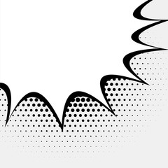 blank comic expression background design © starlineart