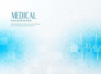 stylish blue medical concept background