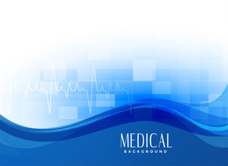blue modern medical background design