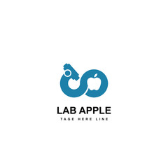 Fototapeta premium lab glass logo template