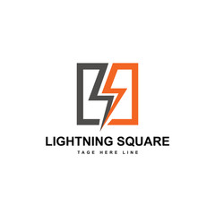 lightning logo template