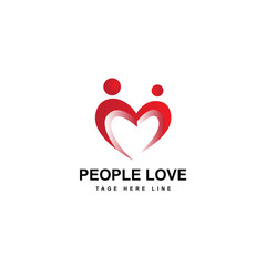 people love logo template