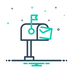 mix icon for  mailbox