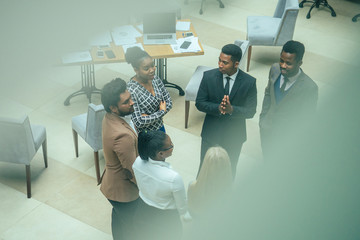 Asian business person in multiracial. Diversity business people form by different races, Indian,...