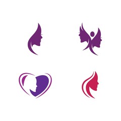 Beauty Women face silhouette