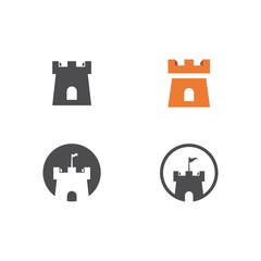 castle logo vector