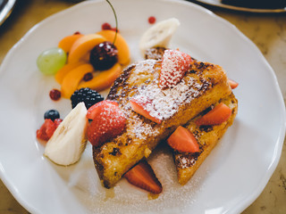 French toast at Café Savoy, Prague, Czech Republic