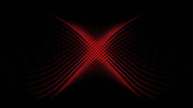 Red X Target Mark Light Abstract