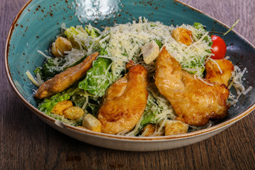 Caesar salad with chicken