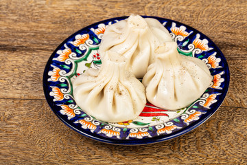 Georgian traditional Khinkali
