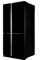 Refrigerator Isolated on White Background. Modern Kitchen and Domestic Major Appliances