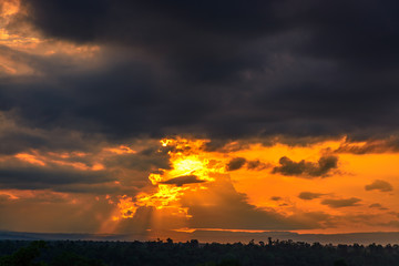 Obraz premium Scenic View Of Dramatic Sky
