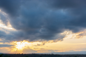 Fototapeta premium Scenic View Of Dramatic Sky