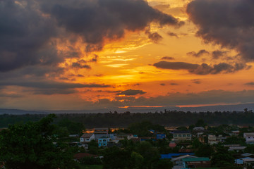 Obraz premium Scenic View Of Dramatic Sky