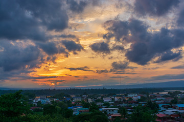 Obraz premium Scenic View Of Dramatic Sky