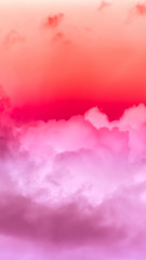 NSTA Story Template Backgrounds. Twilight sky with effect of living coral  colors. Colorful sunset...