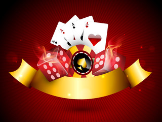 Concept of casino objects.