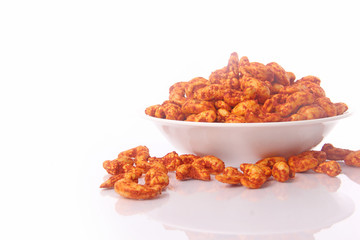 Cashew nut in bowl