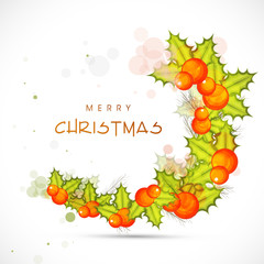 Poster and banner for Merry Christmas.